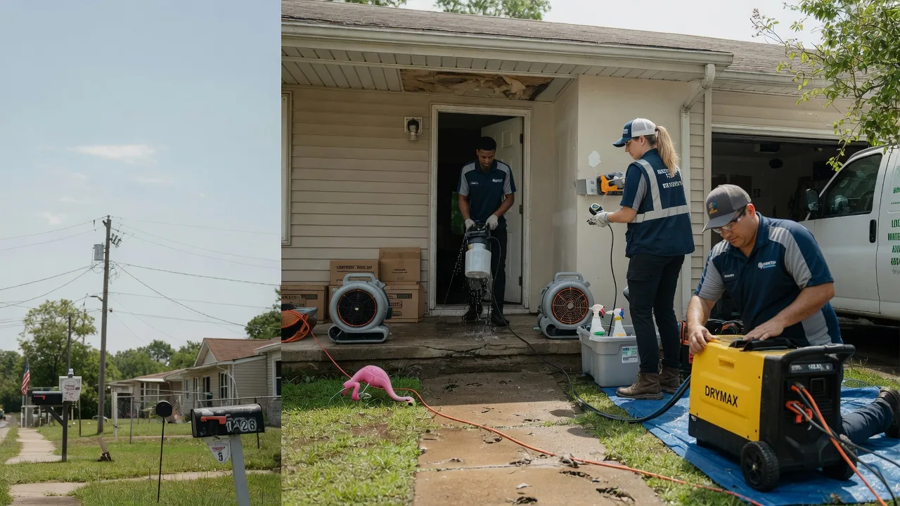 Storm Damage Water Removal in Kellyville, OK near me